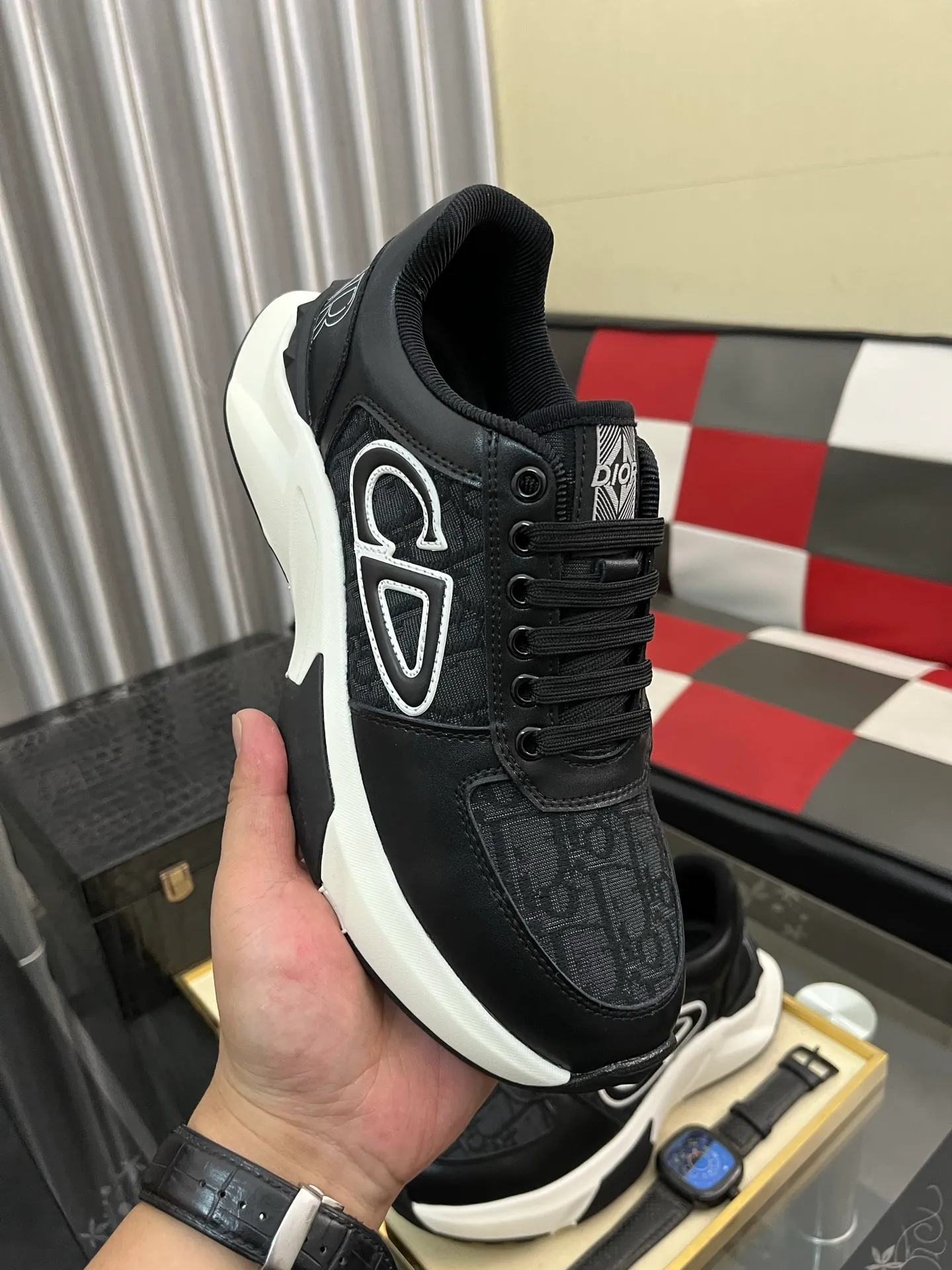 Men's Men's Shoes 💰438⌚️⌚️"Dior DIOR*" latest hot style casual shoes, top brand [seduce] luxury~purchase, top~quality. [Strong] The upper is made of imported breathable cowhide with material ➕ breathable sheepskin feet (•) and fine workmanship. Code number: 38-444️⃣Colors available